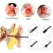 FOYTOKI 6Pcs Ear Wax Removal Kit Safety Tools for Adults Portable Ear with Various Shapes for Comfortable Ear Wax Cleaning - Buy Online on GoSupps.com