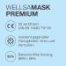 Buy Wellsamed Wellsamask Surgical Masks - Disposable 3-Layer 50-Pack Blue CE/EN 14683 Type IIR | International Shipping Available - Buy Online on GoSupps.com