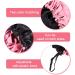 Fuyamp 2 Packs Satin Sleep Cap Adjustable Silky Sleep Bonnet for Women Long Curly Hair Double-Sided Waterproof Satin Hair Cap Extra Large Sleep Satin Bonnet for Women Girls Sleeping Black+Pink - Buy Online on GoSupps.com