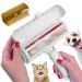 Nado care Pet Hair Remover Roller - Lint Roller for pet Hair - Self Cleaning Dog & Cat Hair Remover - Remove Dog, Cat Hair from Furniture, Carpets, Bedding, Clothing and More. White