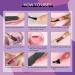 Vrenmol Pink Acrylic Powder Set - 6 Colors for Nail Extension and 3D Art | Professional Polymer Purple Glitter Set - No Lamp Needed - Buy Online on GoSupps.com