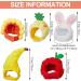 Weewooday 5 Pieces Cat Hat Cat Costume Bunny Hat with Ears Funny Banana Pineapple Cat Hat for Cats and Small Dogs Kitten Puppy Party Costume Accessory Headwear(Cute Style) - Buy Online on GoSupps.com
