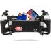 Temp Brand Adjustable Hydration Running Belt with Water Bottle Set - Black - Buy Online on GoSupps.com