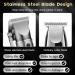 Qreeyx Hair Clippers for Man T-Blade Trimmer Nose Hair Trimmer Electric Shaver Set Professional 4 in 1 Barber Clippers Set for Haircut Men s Grooming Kit with LCD Display Ideal Gift for Him Silver - Buy Online on GoSupps.com