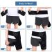 Adjustable Hip Thigh Brace for Sciatica Pain Relief - Compression Support Wrap for Men & Women - Fits Right & Left Leg - Black - Buy Online on GoSupps.com