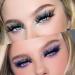 Yawamica Glitter Colored Mink False Eyelashes - 4 Styles, 5 Pairs for Christmas Costumes - Buy Online on GoSupps.com