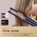 FURIDEN 2 in 1 Hair Straightener & Curler - Flat Iron for Thick & Curly Hair | Long-Lasting Defined Curls (Dark Midnight Blue) | International Shipping Available - Buy Online on GoSupps.com