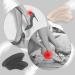 Luter 2 Pair Heel Cushions - Soft Leather Shoe Inserts for Men & Women | Self-Adhesive Heel Pads in Apricot & Black - Buy Online on GoSupps.com