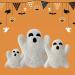 Halloween Ghost Plush Pillow - 20cm Stuffed Toy for Bed Sofa Decor, Cute Ghost Shaped Decorative Homeware Gift - 7.8inch - Buy Online on GoSupps.com