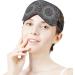 Buy Black and White Mandala Sleep Mask for Women | Adjustable Eye Shades Cover with Elastic Strap International Shipping Available - Buy Online on GoSupps.com