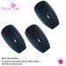 Shop Bling Art Black Gel False Nails | 24 Ballerina Coffin Artificial Nails with Glue - Long Tips for Glamorous Style - Buy Online on GoSupps.com