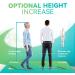 Height Increase Insoles for Women | DynWalker Comfortable Shoe Lifts | Anti-Fatigue Shock Absorbing Breathable | 3cm/4.5cm Green S (Women 6-8.5 - Buy Online on GoSupps.com