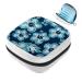 GIAPB Sanitary Napkin Storage Bag Period Bag Tampon Bag Makeup Bag Pad Pouch Tropical Blue Hibiscus Flower Color3451