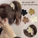 Matte Flower Hair Claw Clips Set - 8PCS | Large Claw Clips for Thick Hair | Women's Hair Accessories | Colorful Gift for Women and Girls - Buy Online on GoSupps.com