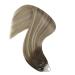 Youngsee Microring Extensions - Real Hair Balayage 50cm 1g - Braun & Blond Loop Hair Extensions | 50g/50s #3/8/22 - Buy Online on GoSupps.com
