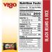 Vigo Authentic Black Beans & Rice 8oz, Low Fat, Pack of 12 - Bulk Black Beans & Rice 8 Ounce - Buy Online on GoSupps.com