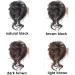 TEESONG Hair Chignon Messy Bun Hair Slices Donut Extensions Ponytail Bun Curly Wavy Brazilian Hair Band Elastic Rubber Band Bun for Women Messy Bun Hair Piece (Color : Natural black) - Buy Online on GoSupps.com