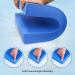 5BILLION XL Foam Balance Pad for Physical Therapy & Yoga - Non-Slip Exercise Pad for Fitness & Stability Workouts - Blue, Large Size (19.6 x 15.7 x 2.4) - Buy Online on GoSupps.com