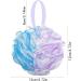 Pinsheng Extra Large Bathing Sponge | 4 Pack Soft Soap Sponge Puff with Hanging | Body Peeling & Massage Mesh-Luffa Balls - Buy Online on GoSupps.com