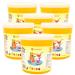 Tanoshiya Passion Fruit Popping Boba Pearls for Bubble Tea Dessert Toppings Cocktails - 1.3KG (Pack of 6)