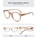 MAGIMODAC Women s Blue Light Filter Computer Glasses - Oval Reading Frames 2.75 Diopters P & Syneplecy Visual Aid - Transparent Dark Brown - Buy Online on GoSupps.com