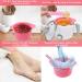 Yungeln 2Pcs Wax Pot Liner Silicone Set with Non-Stick Bowl and Wax Sticks - Reusable Hair Removal Tool - Buy Online on GoSupps.com