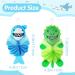 2 Pcs Kids Cartoon Bath Loofahs - Toddler Body Loofah for Children Shower Washing Exfoliating (Animal) - Buy Online on GoSupps.com