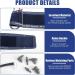 Extra Large Blood Pressure Cuff for Big Arms (22-52CM) - 6 Connectors Replacement - Omron BP Monitor Compatible - Adults, Seniors, Elderly - Buy Online on GoSupps.com