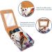 Buy Travel Lipstick Organizer Case - Portable Makeup Bag with Mirror - Bird Purple Flower Design - Buy Online on GoSupps.com