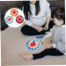 TOYANDONA 3pcs Teaching Clock Set - Educational Wooden Watches & Hair Sticks for Kids | Math Learning Toy for Toddlers | Green Time Teaching Clock | 14x14x1 cm - Buy Online on GoSupps.com