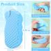 2 Pcs Super Soft Exfoliating Bath Sponge  Ultra Soft Bath Sponges for Shower Reusable 3D Bath Sponge Shower Brush Painless Dead Skin Remover Body Sponge for Adults Children Pregnant  Blue - Buy Online on GoSupps.com