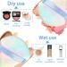 12 Pcs Reusable Triangle Makeup Powder Puffs - Multicolor | Soft Velour Puff for Daily Makeup Foundation, Loose Powder & Cream Blush - Buy Online on GoSupps.com