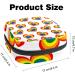 Colorful Storage Bags for Women's Bandages - Heart Pattern & Rainbow Love - Perfect for Menstrual Cups & First Period Essentials - Buy Online on GoSupps.com