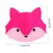 Buy Fox Scrub Makeup Brush Cleaner Mat - Silicone Scrubber & Suction Cup for Easy Cleaning - 17x15cm Rosy| Perfect for All Cosmetic Brushes - Buy Online on GoSupps.com