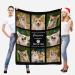 Personalized Pet Memorial Blanket - Custom Photo & Name - Loving Memory Sympathy Gift - 50x60 Inches - Buy Online on GoSupps.com
