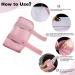 4 Pack Castor Oil Pack for Chest Neck and Liver Organic Cotton Flannel Castor Oil Pack Wrap Kit Reusable Compress Castor Oil Wrap for Liver Detox Thyroid Anti Oil Leak (Pink) - Buy Online on GoSupps.com