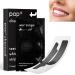 Fluhaw toothing stripes bamboo coal black stripes for insensitive professional effect tooth whitening not lovingly mint taste of white strips (7 pairs)