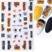 JMEOWIO Fall Nail Art Stickers - 9 Sheets Self-Adhesive Pumpkin & Maple Leaf Designs for Stunning Nail Decor - Buy Online on GoSupps.com