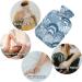 NAANLE Muschel Warm Water Bottle 1L - Hand & Foot Warmer for Pain Relief - Ideal for Bed with Transparent Bag | Heat & Cold Therapy - Buy Online on GoSupps.com