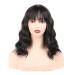 Buy Huarisi 14 Synthetic Bob Wig - Short Hair with Middle Part & Fringe Bangs | Heat Resistant Natural Hairline | Perfect for Daily Wear Parties & Halloween | 1 Pack #2 - Buy Online on GoSupps.com