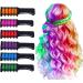 Girls Kids Hair Chalk Comb Set - Temporary, Bright & Non-Toxic Hair Color - Washable Dye for Birthday Parties - 6 Colors - Buy Online on GoSupps.com