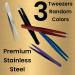 3 RANDOM COLOR Precision Slant Tweezers Women & Men Expert Eyebrow Shaping Face Grooming Hair Removal Ingrown Splinter Slanted Tip Tweezer Stainless Steel 25 Degree Angle - Buy Online on GoSupps.com