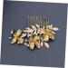 Didiseaon Wedding Hair Clip Vintage Comb Crystal Comb Attractive Hair Comb Ear Tape Bridal Hair Comb Crystal Hair Comb Leaf Hair Comb Hair Pin Bride Metallic Line Jewelry - Buy Online on GoSupps.com