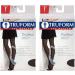 Truform Compression Pantyhose 30-40 mmHg - Sheer Beige Large (2 Pack) - Now Shipping Internationally - Buy Online on GoSupps.com