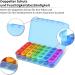Weekly Pill Organizer Box - 7 Day Medicine Compartment Holder (Blue) | Large 4 Compartments for Easy Medication Management | Ideal for Evening Use - Buy Online on GoSupps.com