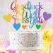Elicola We Will Miss You Good Luck Cake Toppers Glitter We Will Miss You Cake Topper for Job Change Retirement Graduation Party Cake Decorations Multicolor - Buy Online on GoSupps.com