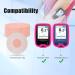 YOUSHARES Libre 2 Reader Silicone Case - 20 Waterproof Sensor Covers Anti-Drop Scratch Protection for Pink Adhesive Patches - Buy Online on GoSupps.com