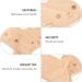 ORFOFE Molar Sensory Chewing Teether - Infant Safe Wooden Toy for Soothing and Self-Soothing - Adorable Toddler Plaything - Buy Online on GoSupps.com