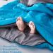 Tuphen Double Sleeping Bag with 2 Pillows - Queen Size XL for 2 People - 3 Season Waterproof Adults Sleeping Bag for Camping, Backpacking, Hiking - Lake Blue Grey - Buy Online on GoSupps.com