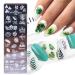 Nail Stamp Plate Kit - Butterfly Flower Feather Designs - 6 Stamping Plates + Stamper & Scraper - Retro Fashion Nail Art Set for Women - Buy Online on GoSupps.com